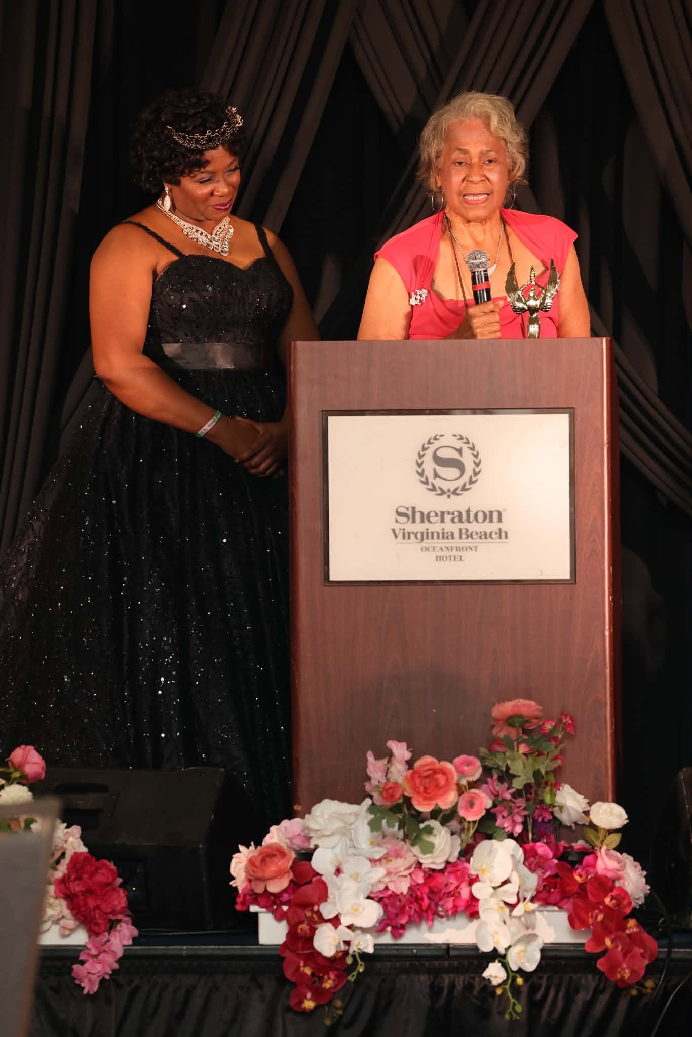 Honoree Speaking at the Sheraton Podium — Inaugural BGM Gala