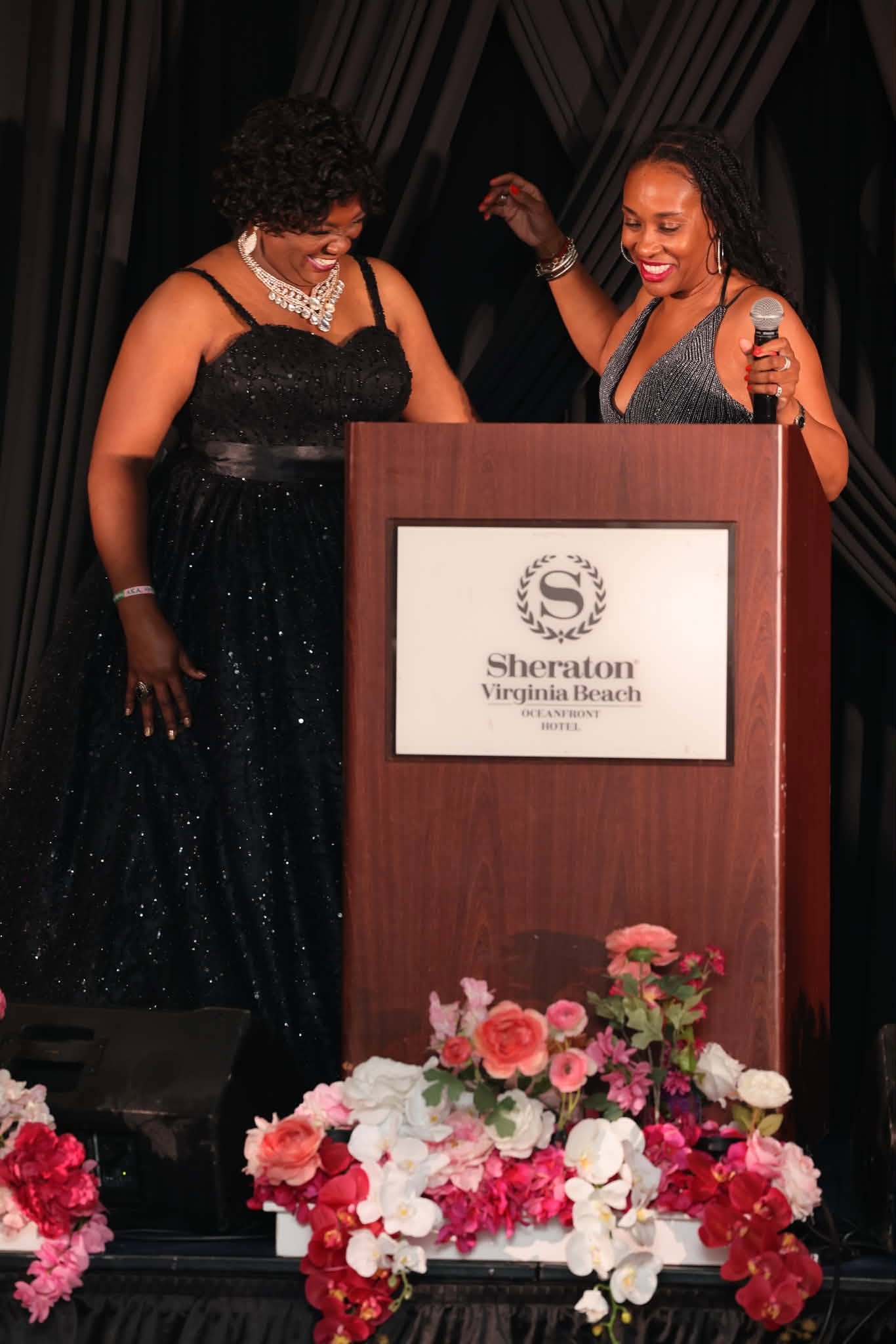 Joyful Moment at the Podium — Inaugural Gala