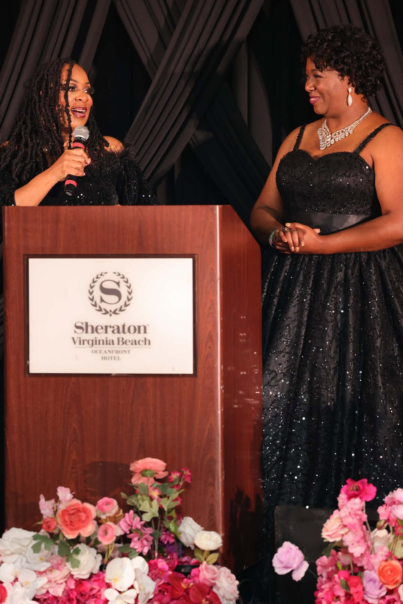 Speaker at the Podium — Inaugural BGM Awards