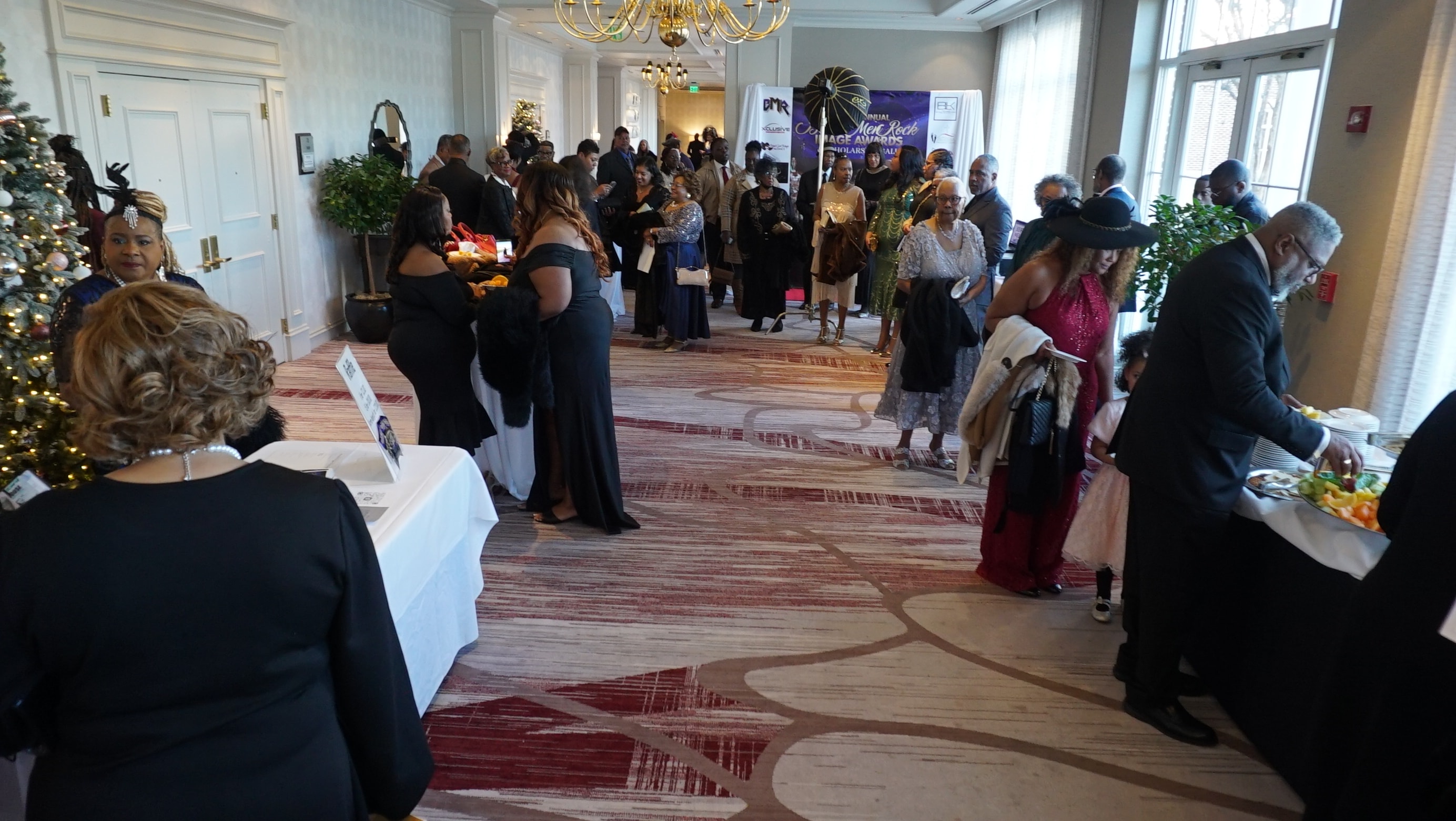 Ballroom Reception — Guests Mingling
